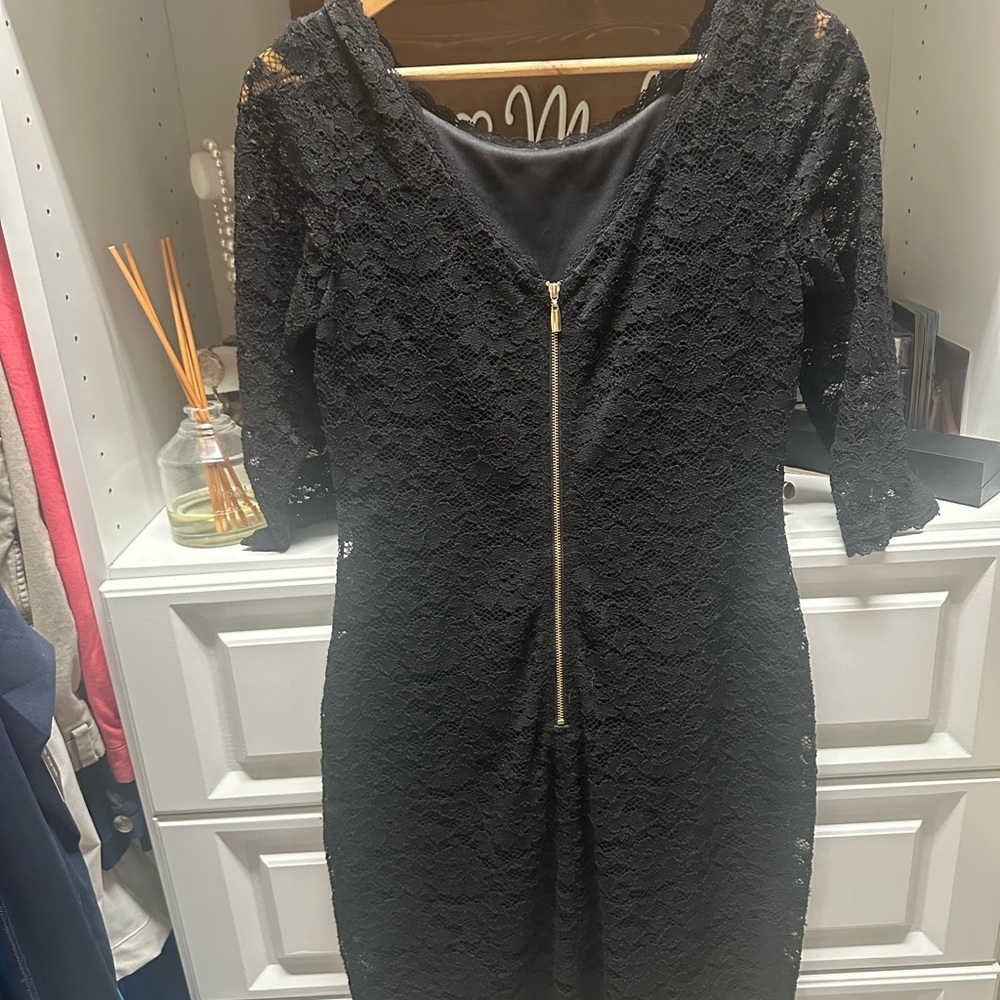 Laundry Black Lace Dress by Laundry - Picture 2 of 3
